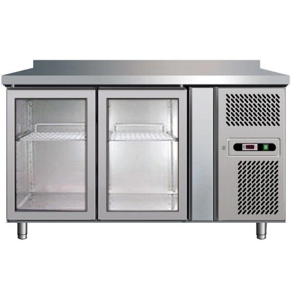 Refrigerated table Forcar GN2200TNG 2 doors positive - Forcar Refrigerated