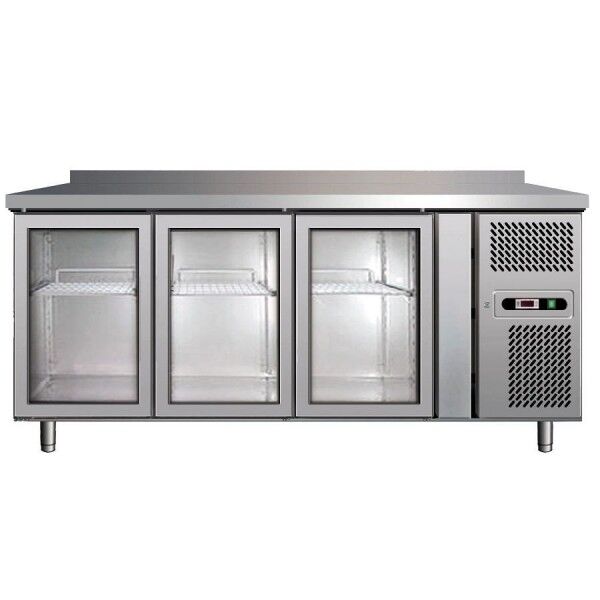 Tavolo refrigerato Forcar GN3200TNG 3 porte positivo - Forcar Refrigerati