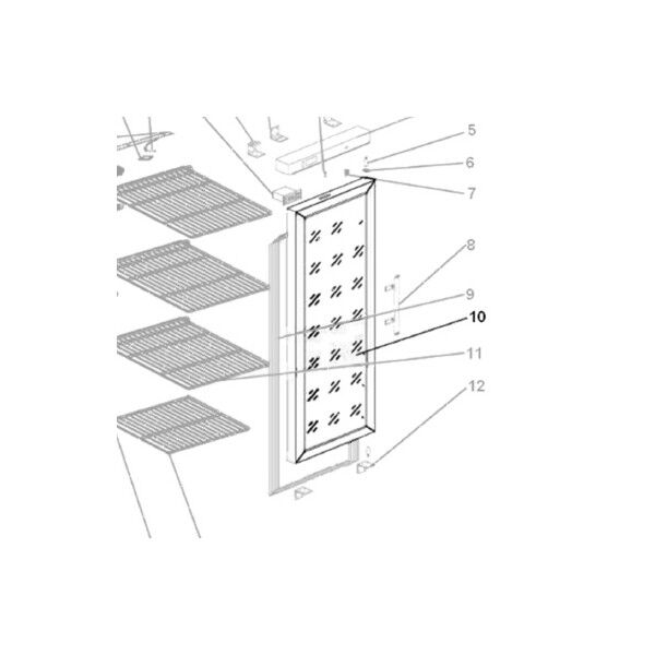 Glass Door - Forcar - RC0422 - Forcar Spare Parts