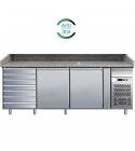 Forcar PZ2610TN refrigerated pizza counter 2 doors dough drawers