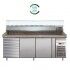 Banco pizza refrigerato Forcar PZ2610TN38 2 porte + cassettiera e porta ingredienti