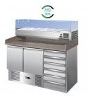 Banco pizza refrigerato Forcar S903PZCASRI 2 porte e cassettiera