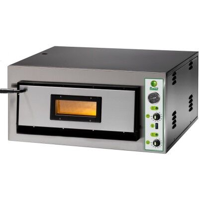 Electric stainless steel pizza oven with refractory top. FME - Fimar series