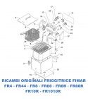 Exploded view for spare parts fryers Fimar FR4 - FR44 - FR8- FR8R- FR88R- FR10R- FR1010R