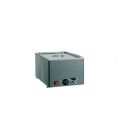 Countertop bain-marie hot table 1xGN1/1 with differentiated temperatures and taps.