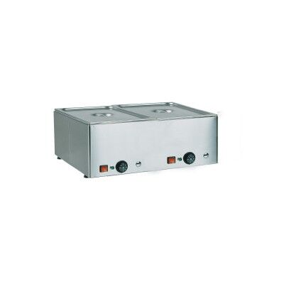 Hot GN 1/1 counter, stainless steel with different temperatures. - Forcar
