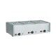Stainless steel bain-marie bench hot table 3xGN1/1 Different temperatures BM31 - Forcar Multiservice