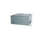 2xGN 1/1 stainless steel countertop bain-marie hot table with thermostat and faucet. - Forcar Multiservice