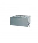 Stainless steel BMS1783 benchtop hot plate with dry heating element with thermostat.