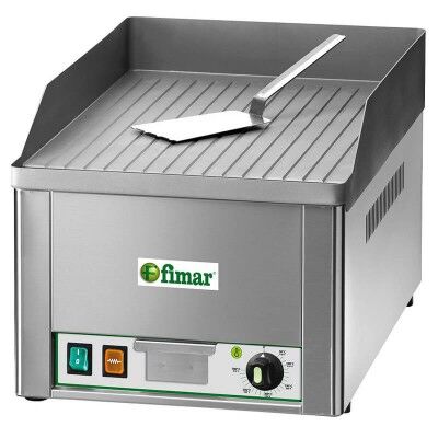 Fry Top electric bench top with chromed steel plate. - Fimar
