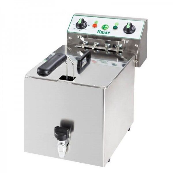 Friggitrice professionale elettrica Fimar FR8RN 8 lt Monofase con Rubinetto - Fimar