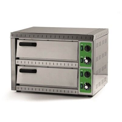 Professional stainless steel pizza oven with refractory bottom - Fama industrie