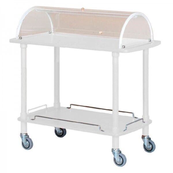 Forcar 2-story wooden service cart with dome.CLC2012B - Forcar Multiservice