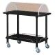 Forcar 2-story wooden service cart with dome.CLC2012N - Forcar Multiservice