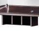 Carrello di servizio in legno Forcar a 3 piani con cupola. CLC2013N - Forcar Multiservice