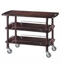 Wooden service cart 110x40 cm. with 3 shelves. CLP2003L40W