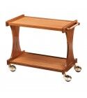 Carrello di servizio in legno multistrato Forcar. CL2001