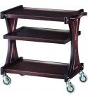 Carrello di servizio in legno multistrato 3 piani Forcar. CL2150CA