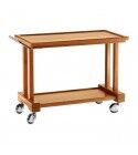Sturdy solid wood 2-story service cart. LP1000