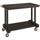 Sturdy solid wood 2-story service cart. LP800CA - Forcar Multiservice