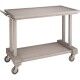 Sturdy solid wood 2-story service cart. LP800CE - Forcar Multiservice