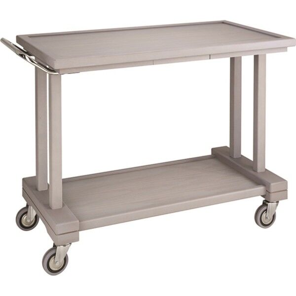 Sturdy solid wood 2-story service cart. LP800CE - Forcar Multiservice