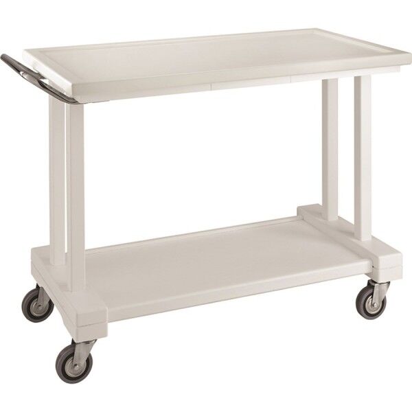 Sturdy solid wood 3-tier service cart. LP1050B - Forcar Multiservice