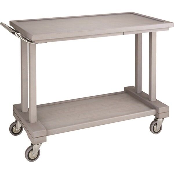 Sturdy solid wood 2-story service cart. LP1000CE - Forcar Multiservice