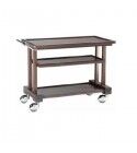 Sturdy solid wood 3-tier service cart. LP850W