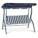 Blue 3-seater outdoor rocking chair - Stark s.r.l.