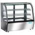 Ventilated steel and glass heated showcase.VPH160