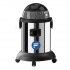 Professional vacuum cleaner solids and liquids 1500 W 23 liter Inox drum. VAC23