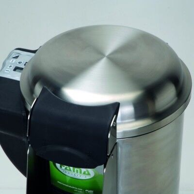 STAINLESS STEEL COVER COMPLETE WITH: HANDLE, SEAL, SCREW AND MAGNET - F2937 - Fama Industrie