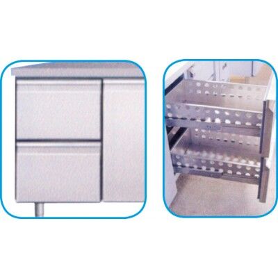 Set 2 cassetti opzionale per Saladette Forcar - Forcar Refrigerati