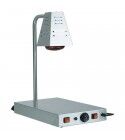 Stainless steel hot plate with an infrared lamp. PCI4718