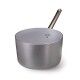 High Casserole 1 Handle 28 cm Aluminum 105 - 3 mm ALMA105 Agnelli