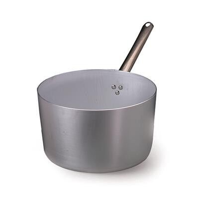 High Casserole 1 Handle 32 cm Aluminum 105 - 3 mm ALMA105 Agnelli