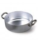 Casseruola Bassa 2 Manici 18 cm Alluminio 106 - 3 mm ALMA106 Agnelli