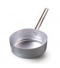 Casseruola Bassa 1 Manico 24 cm Alluminio 107 - 3 mm ALMA107 Agnelli