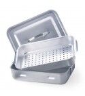 Rectangular Steamer With Lid 45x30 cm Aluminum 151V - 3 mm ALMA151V Agnelli