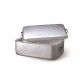 Rectangular Braising Pan With Lid And Grill 40x26 cm Aluminum 177 - 3 mm ALMA177 Agnelli - Agnelli