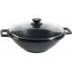 Wok 2 Handles With Lid And Grill 24 cm Efficient 3300 Pinti - Pinti