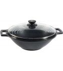 Wok 2 Handles With Lid And Grill 24 cm Efficient 3300 Pinti