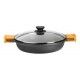 Casseruola Bassa 2 Manici Con Coperchio 40 cm Efficient 3300 Pinti