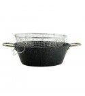 Friggitrice Con Cestello 4.5 lt Ferro Smaltato Quarzo 4007 L.A.R.