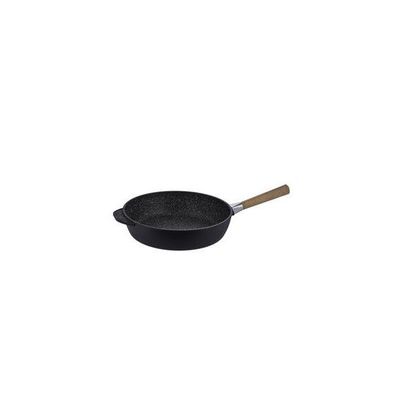 High Frying Pan 1 Handle 24 cm Brava 7324 Fonderie Dellatorre - Fonderie Dellatorre