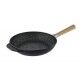 Low Frying Pan 1 Handle 24 cm Brava 7124 Fonderie Dellatorre