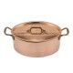 Casseruola Ovale Con Coperchio 30 cm Rame Stagnato 1129 L.A.R. - L.A.R.