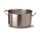 High Casserole 2 Handles 50 cm Stainless Steel Induction - 3 mm COIX3104E Agnelli - Agnelli