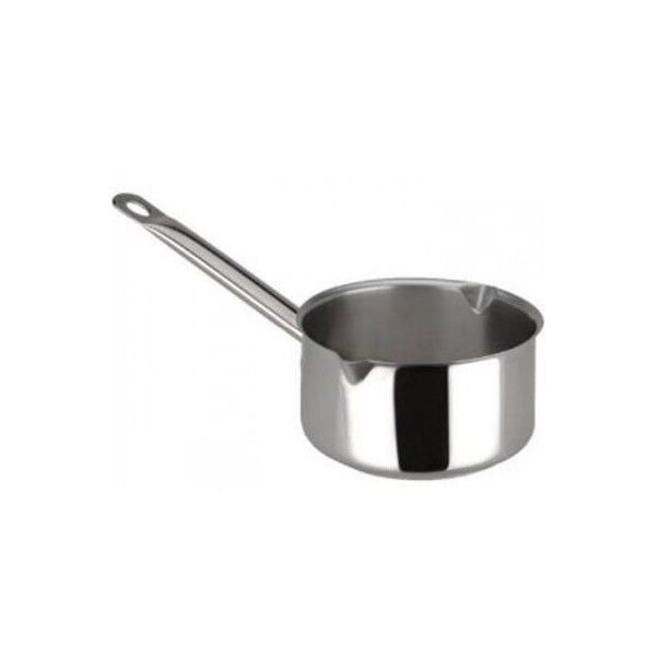 High Casserole 1 Handle 14 cm Stainless Steel Induction - 3 mm COIX3105E Agnelli - Agnelli